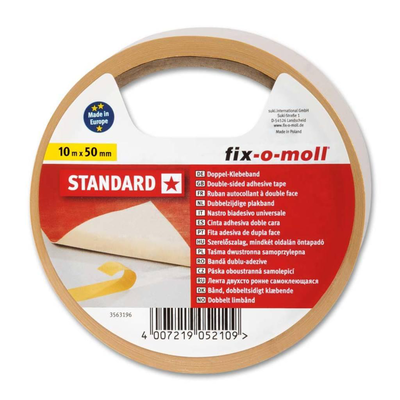 Fix-o-moll double sided carpet tape 10mx50mm, , medium