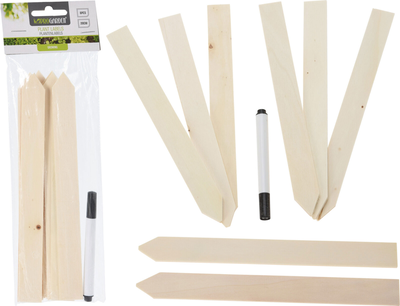 Plant label wood 8pcs, , medium