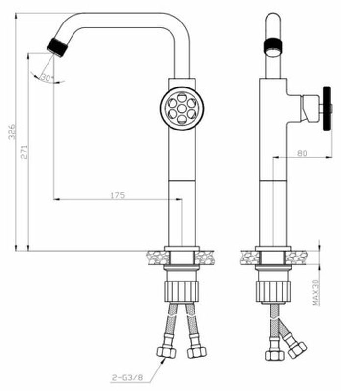 Black basin mixer-null