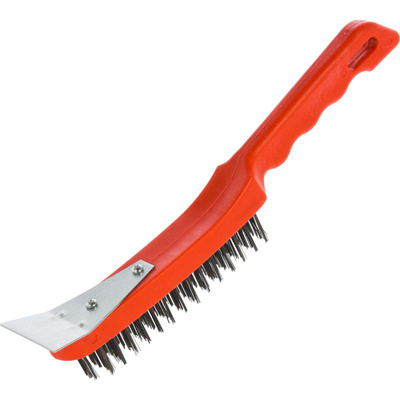 Fx tools wire brush with pp grip - orange, , medium