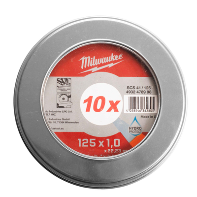 Milwaukee diamond disc pro+metal box 125x1x22,2 10pcs 4932478998, , medium