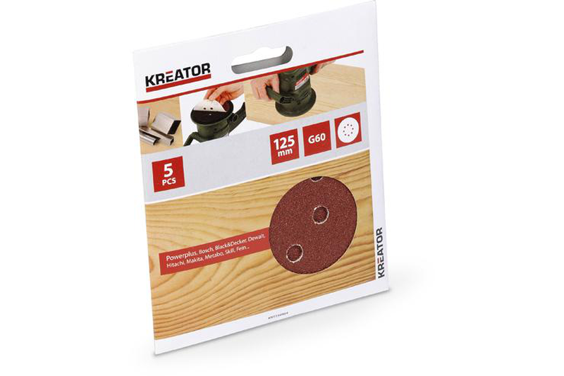 Sandpaper set for random orbital sander 125mm (a5399)-null