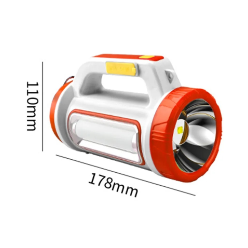 Product image: Επαναφορτιζόμενος- ηλιακός φακός χειρός πολλαπλών χρήσεων-null