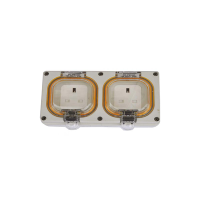 Outdoor socket double 13a, , medium