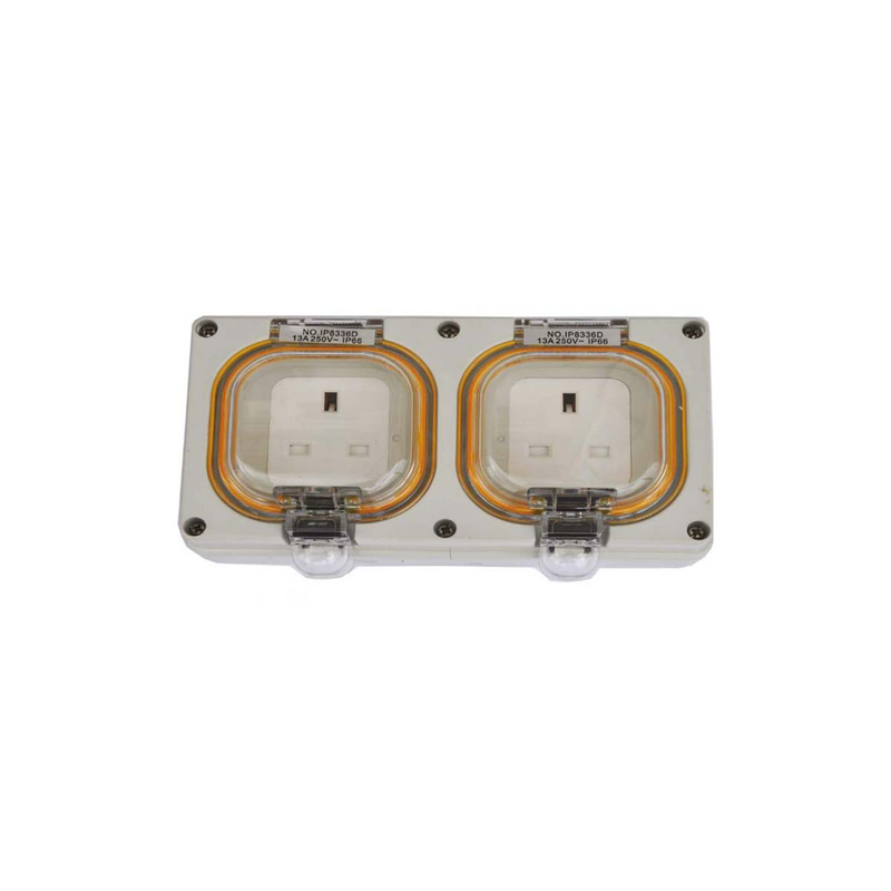 Product image: Outdoor socket double 13a-null