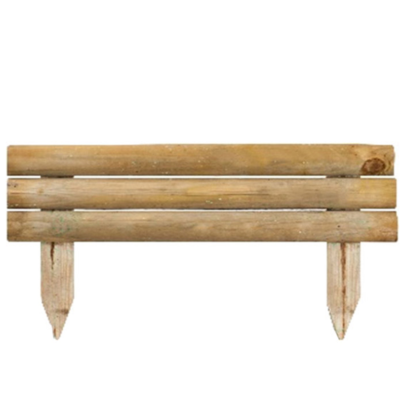 Cerland wooden border &oslash;5x55x15/30cm pine-null