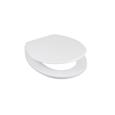 Toilet seat with soft closure white