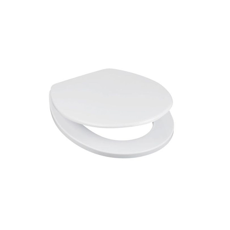 Toilet seat with soft closure white, , medium image number null