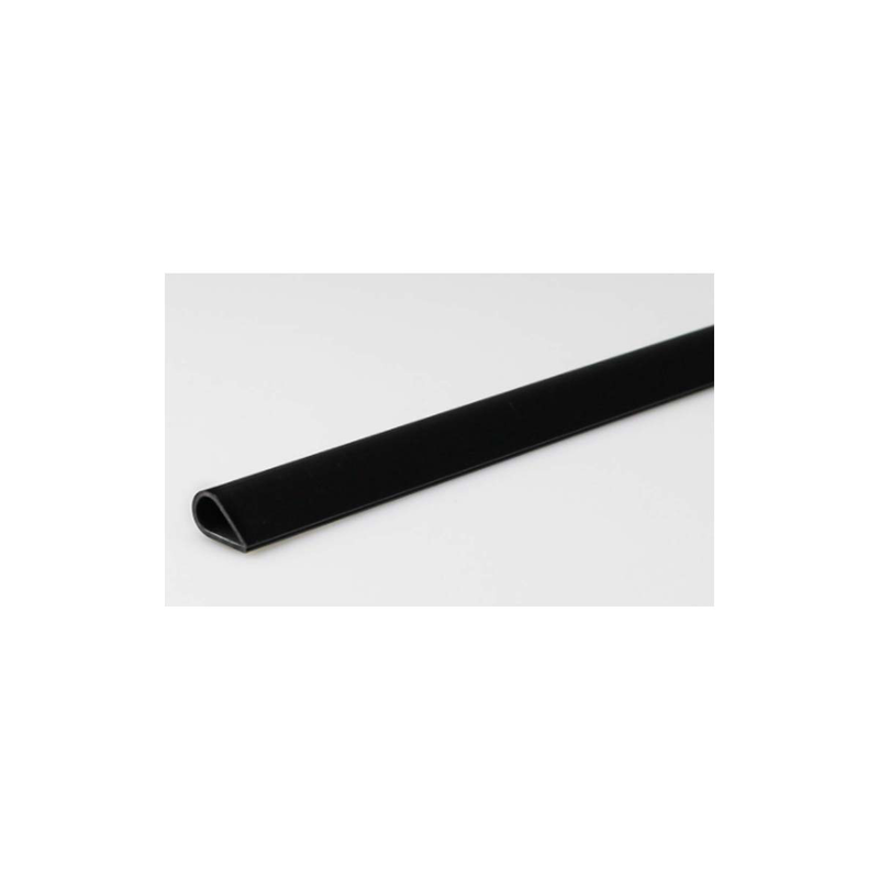 Dorsetti pvc profile 1000x5mm black-null