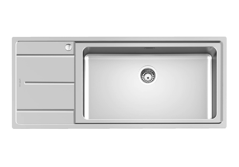 Foster evo s/steel sink 1 bowl & drainer 116x50cm-null