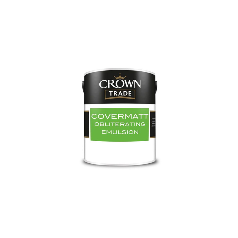 Crown plastic color trade covermatt 5l white, , medium-null