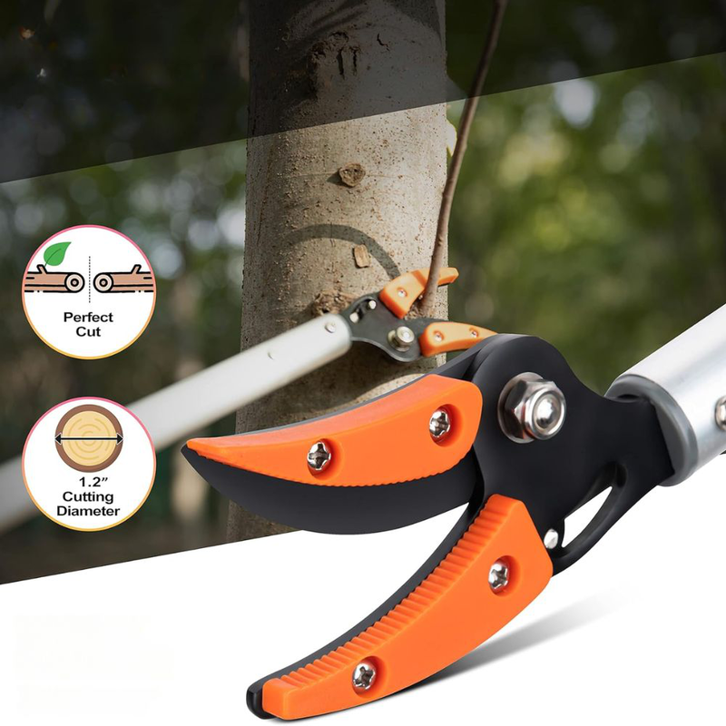 Product image: Kseibi κλαδευτήρι με συγκρατητή σε πτυσσόμενο κοντάρι 2m, , medium-null
