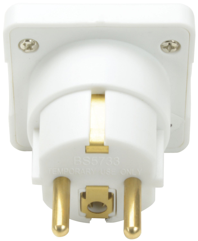 Product image: Mercury uk to schuko travel adaptor 429.905uk, , medium-null