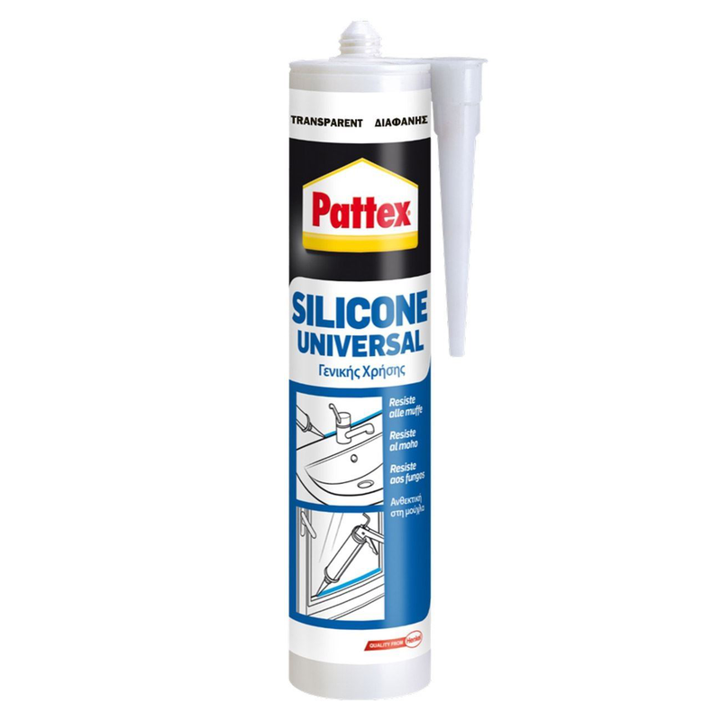 Product image: Pattex universal silicone διαφανη 280ml, , medium-null