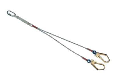 Double lanyard+absorber - to prevent falls 11mm 1.5 m (a3256), , medium