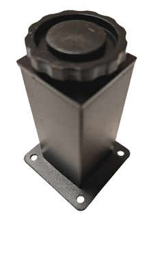 Ρυθμιζομενο τετραγωνο ποδι 15εκ μαυρο ματ, , medium