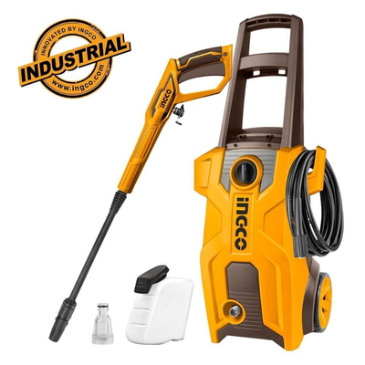 Ingco πλυστικό μηχάνημα υψηλής πίεσης 2000w 160bar με επαγωγικό κινητήρα χαλκού, , medium