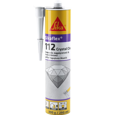 Sika sikaflex υπερδιαφανο clear 290ml, , medium