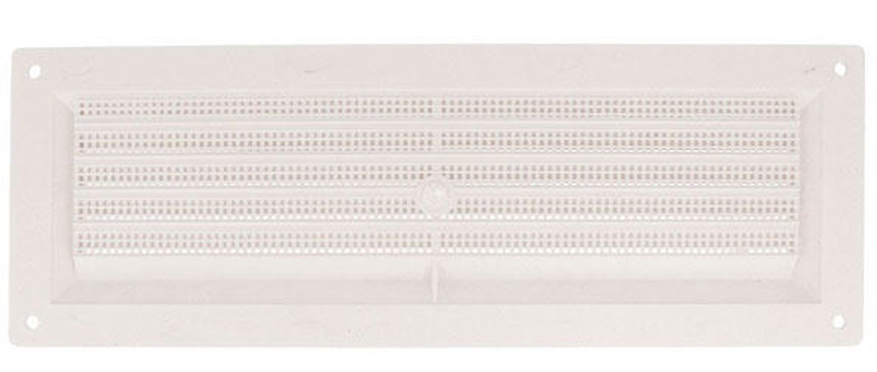 Door ventilatiion grill with net 260x90mm white, , medium-null