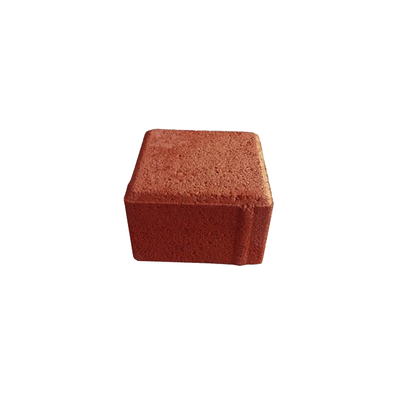 Garden bricks 10x10x6cm red, Red, medium