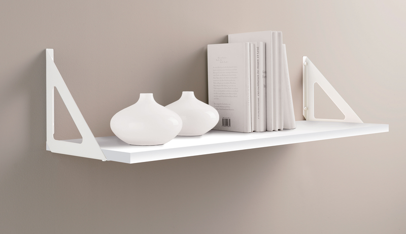 Product image: Σετ ραφιων 'ela' 80x20cm λευκο, , medium-null