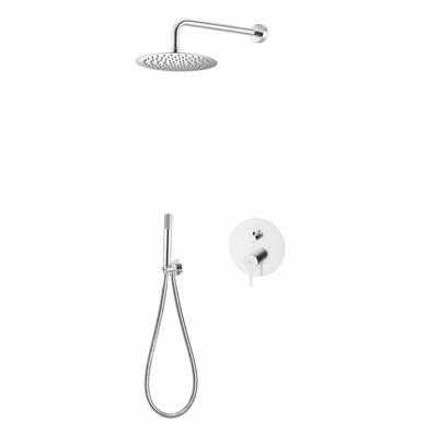 Era chrome set 2 built-in single lever shower mixer, , medium