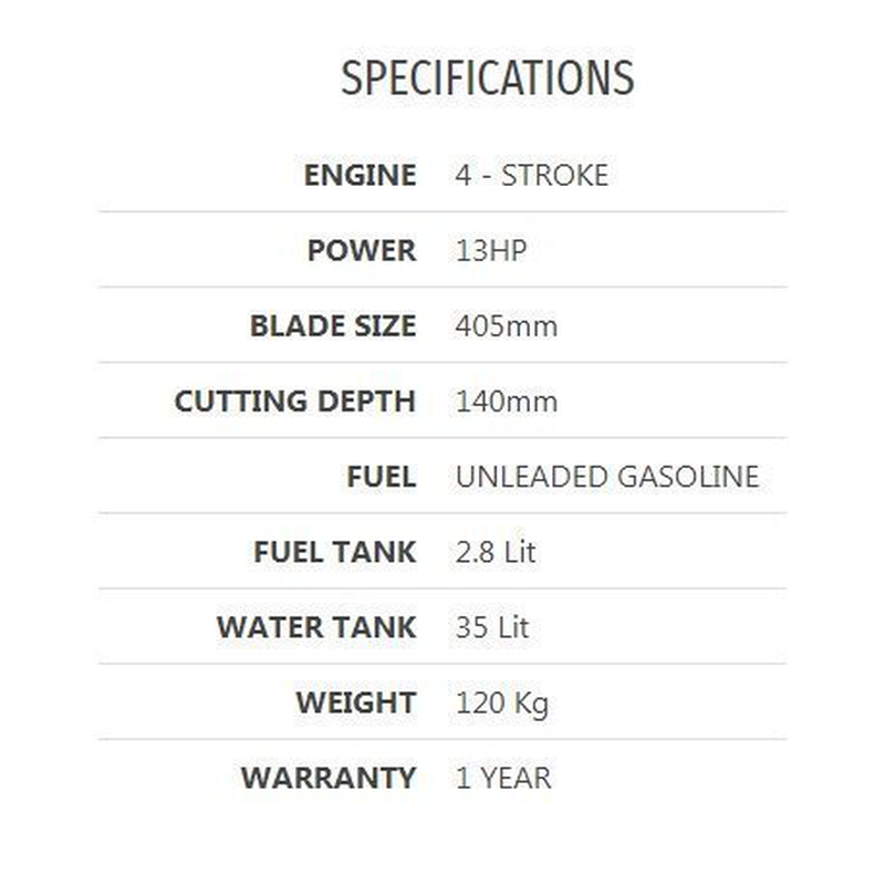 Product image: Total gasoline floor saw 13hp (tp1016-2), , medium-null