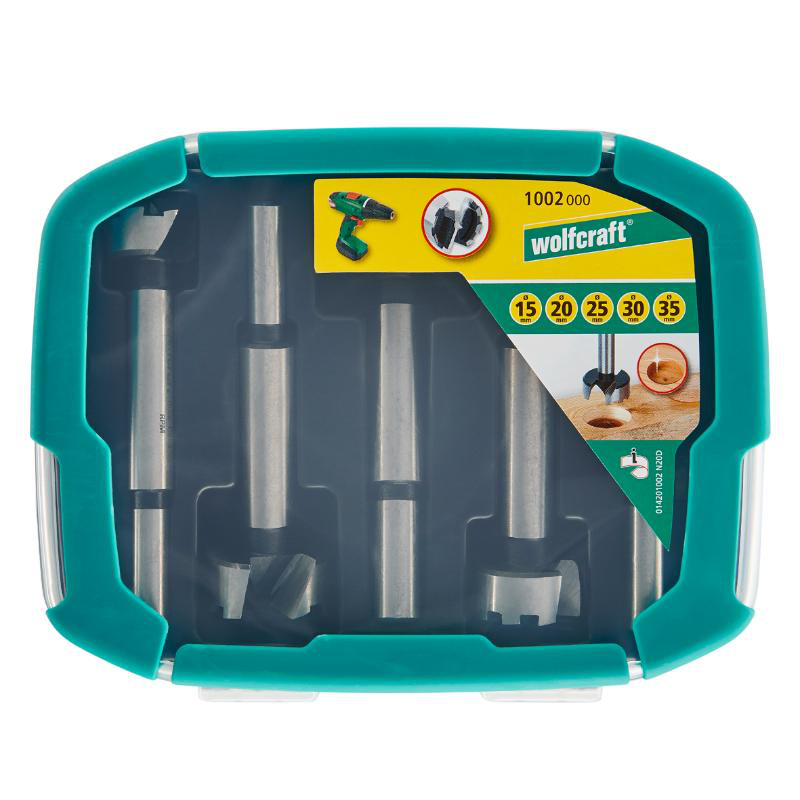 Wolfcraft forstner drill bit set, , medium-null