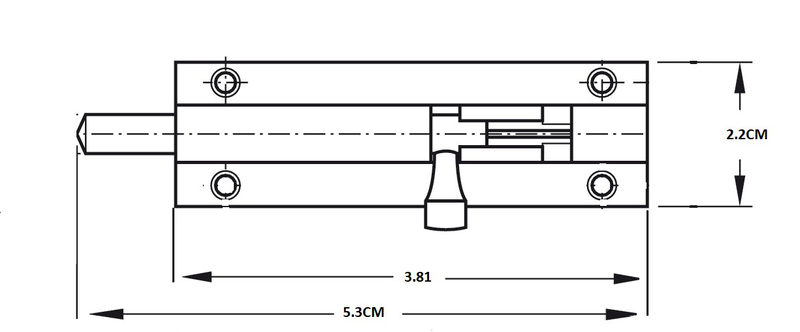 Door bolts brass 4, , medium image number null
