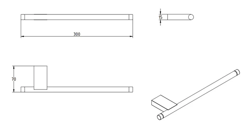 Product image: Omega towel ring, , medium-null