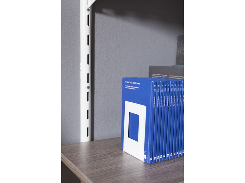 Element square book end  white aluminium, , medium-null
