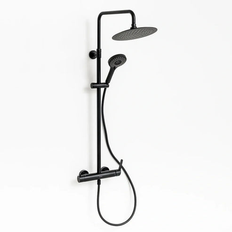Panam evo xtreme black extendable shower column-null