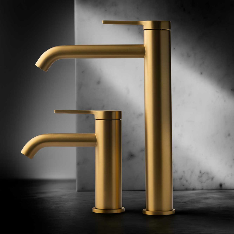 Era high spout basin mixer gold-null