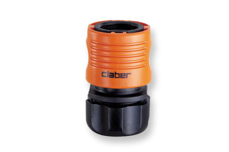Claber 8603 automatic coupling 1/2" with aquastop valve image number null
