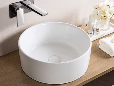 Norfolk round art basin ᴓ400x140mm, , medium