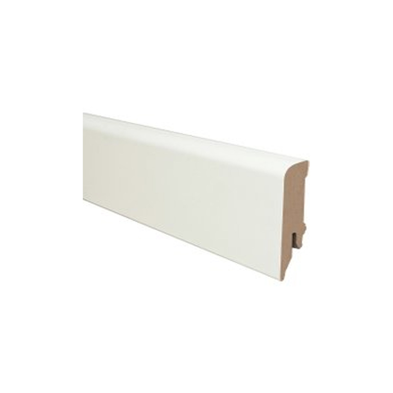 Product image: Kronospan skirding for laminate floor oak uni white glossy 9002 2,4m 1 pcs, , medium-null