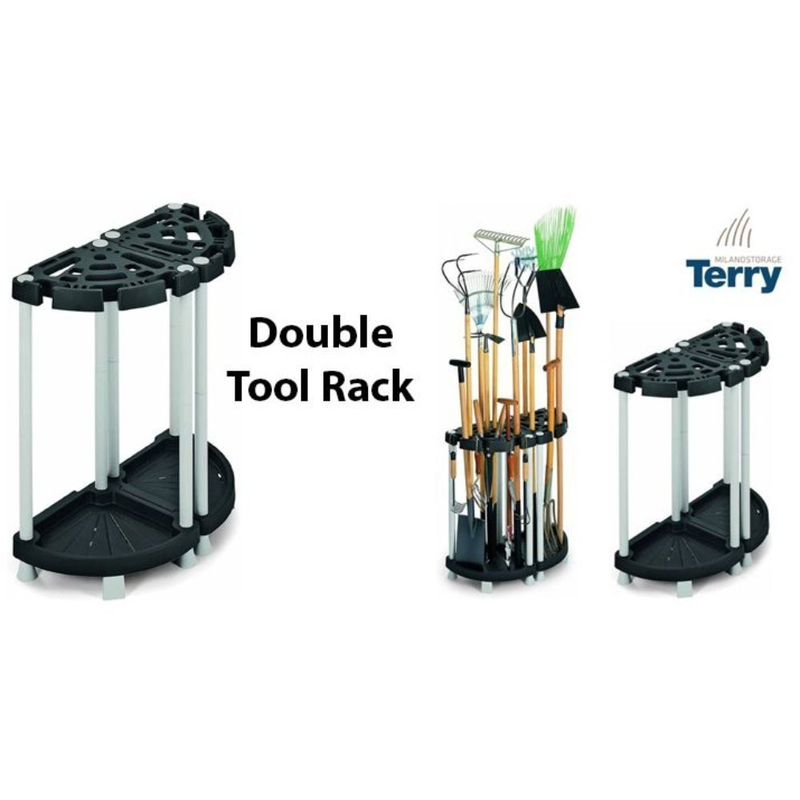 Product image: Βάση στήριξης εργαλείων κηπου αποθηκευτικό σταντ 130 x 37 x 144cm terry, , medium-null