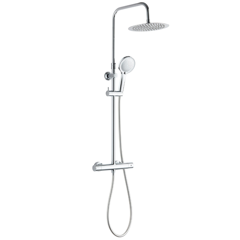 Inventiv shower column lomi thermostatic chrome-null