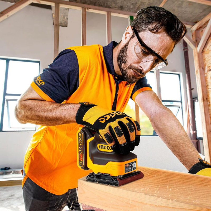 Ingco &pi;&alpha;&lambda;&mu;&iota;&kappa;ό &tau;&rho;&iota;&beta;&epsilon;ί&omicron; &mu;&pi;&alpha;&tau;&alpha;&rho;ί&alpha;&sigmaf; 20v 110x100 &mu;&epsilon; &tau;&alpha;&chi;ύ&tau;&eta;&tau;&alpha; &chi;&omega;&rho;ί&sigmaf; &phi;&omicron;&rho;&tau;ί&omicron; 12.000 rpm & 5 &chi;&alpha;&rho;&tau;&iota;ά ά&mu;&mu;&omicron;&upsilon; solo, , medium-null