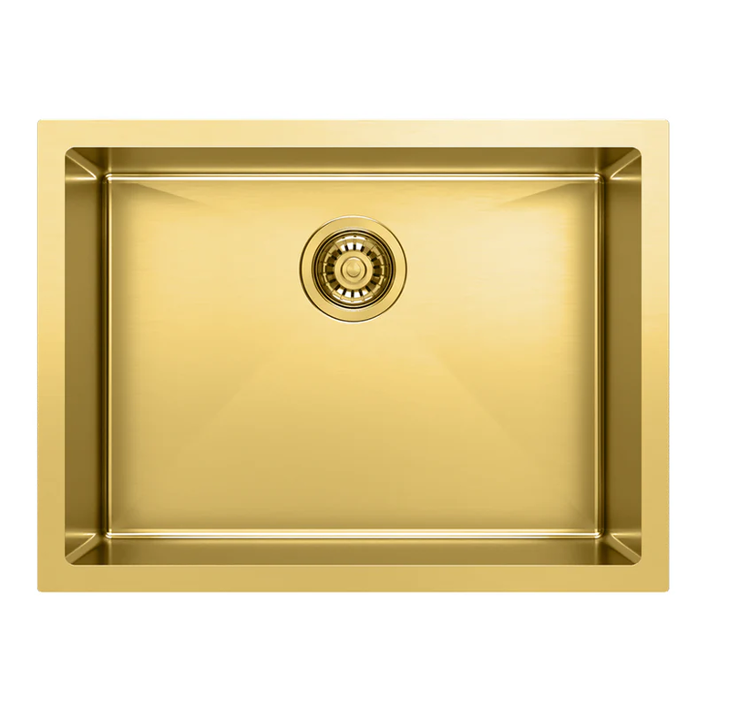 Brushed champagne gold undermount kitchen sink 60x45x22CM image number null