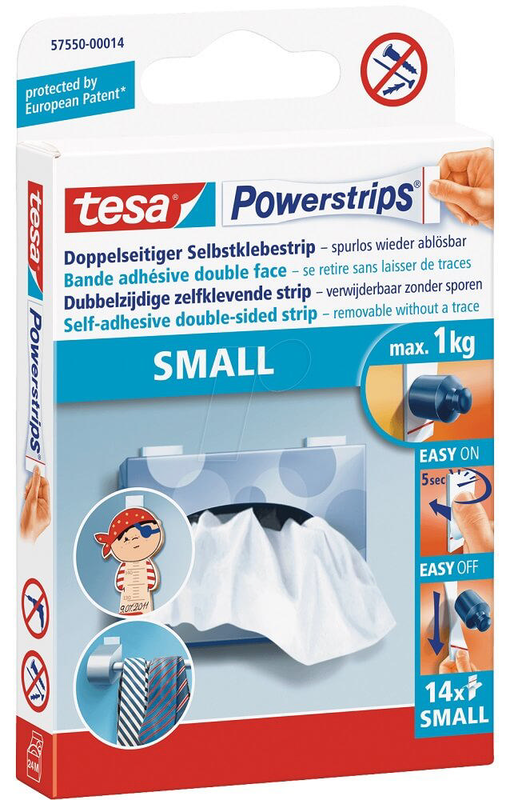 Tesa 14pcs powerstrips &alpha;&nu;&tau;&alpha;&lambda;&lambda;&alpha;&kappa;&tau;&iota;&kappa;&alpha; &alpha;&gamma;&kappa;&iota;&sigma;&tau;&rho;&omega;&nu;, , medium-null