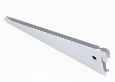 Element twin slot bracket 17cm white
