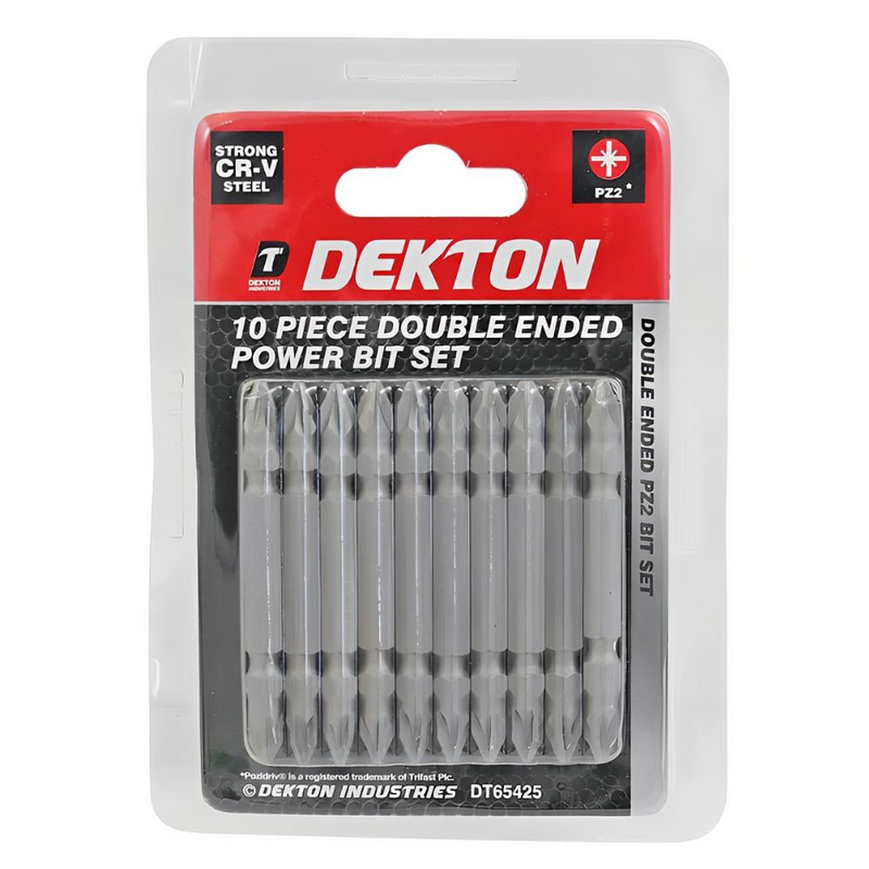 Product image: Dekton σετ κατσαβιδόμυτες διπλής άκρης 10 τεμαχίων, , medium-null