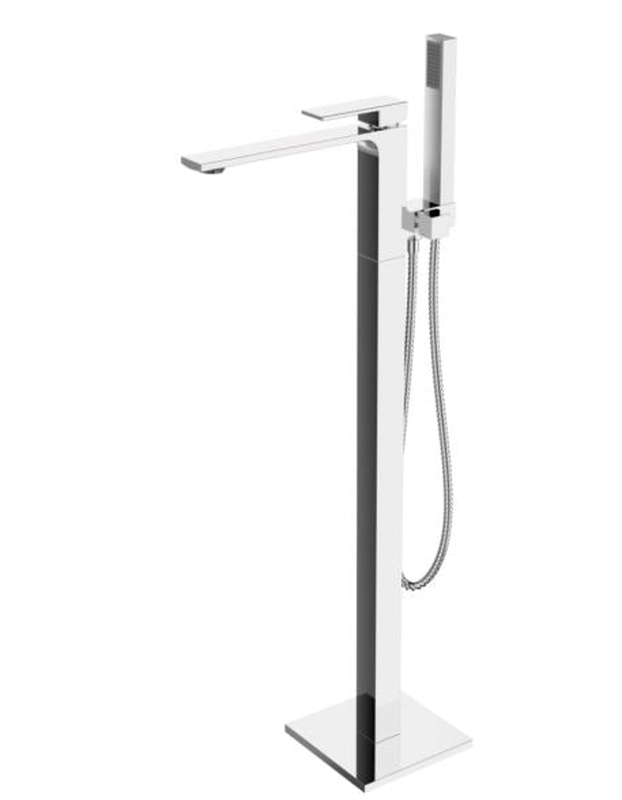 Product image: Floor standing square bath mixer, , medium-null
