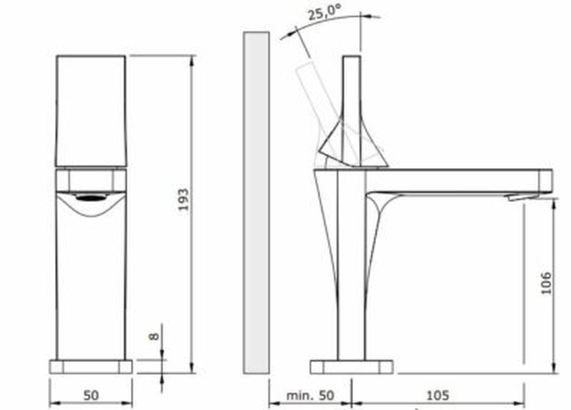 Line 42 basin mixer, , medium-null