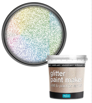 Glitter paint maker rainbow 75G polyvine