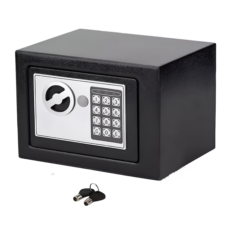Product image: Χρηματοκιβώτιο ασφαλείας 6l με κλειδαριά και ψηφιακό κωδικό, , medium-null