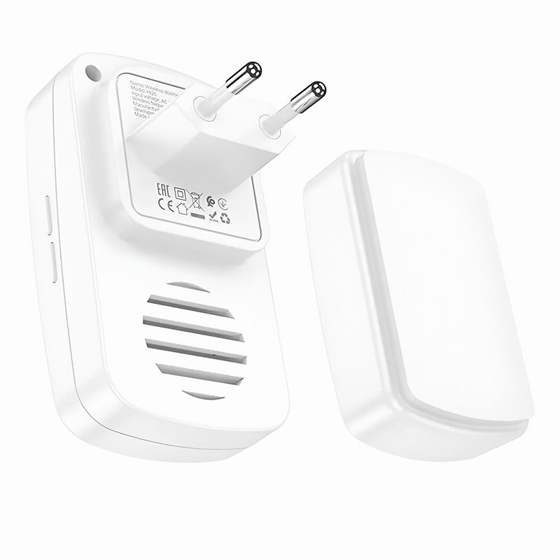 &Alpha;&sigma;ύ&rho;&mu;&alpha;&tau;&omicron; &kappa;&omicron;&upsilon;&delta;&omicron;ύ&nu;&iota; &pi;ό&rho;&tau;&alpha;&sigmaf; hoco hi26 self-powered wireless doorbell, , medium-null