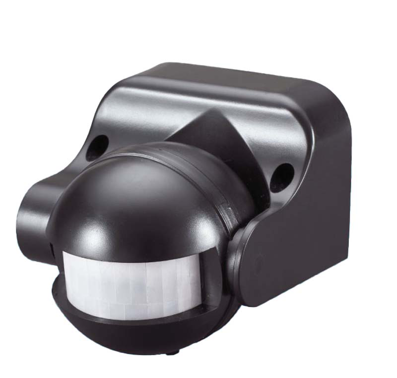 Sunlight infrared motion sensor for wall black 180° ip44, , medium image number null