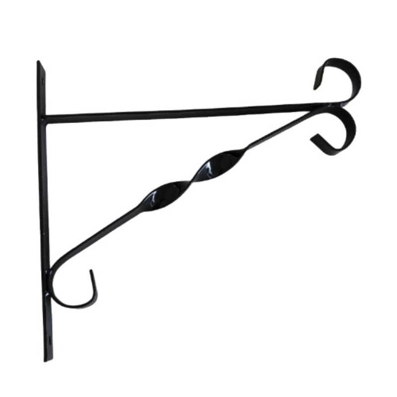 Metal wall  bracket 28cm - black, , medium-null